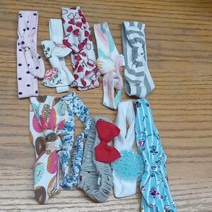 Baby girl headband lot